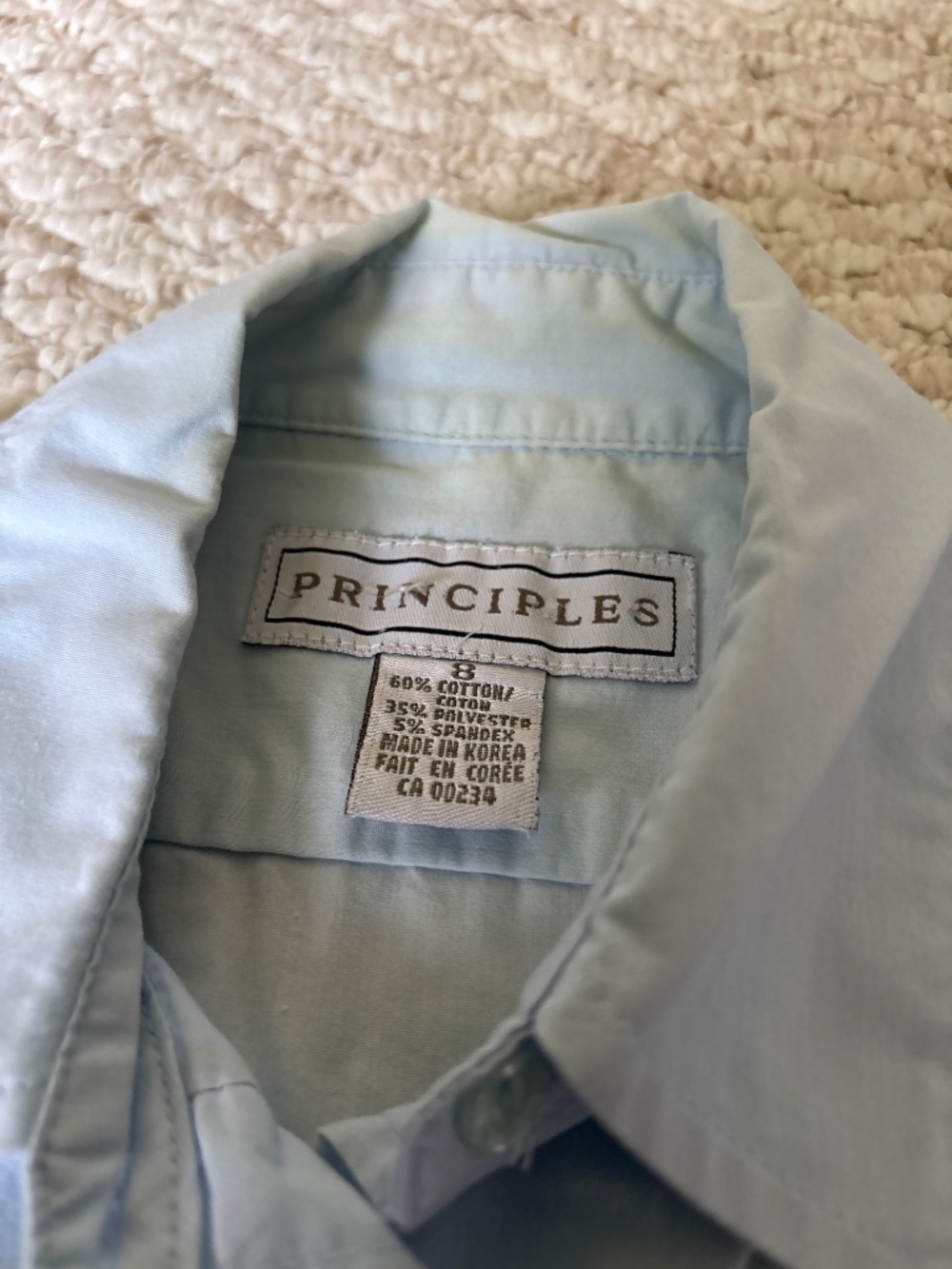 Blue button down - Picture 3 of 7
